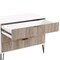 Manhattan Comfort 2-Piece DUMBO Standard 3-Drawer Dresser and DUMBO 1.0 Nightstand in White and Grey 2-DB01-WG - alternate 5